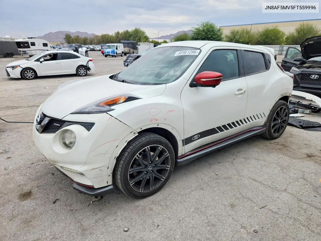 2015 Nissan Juke Nismo VIN: JN8AF5MV5FT559996 Lot: 60961286