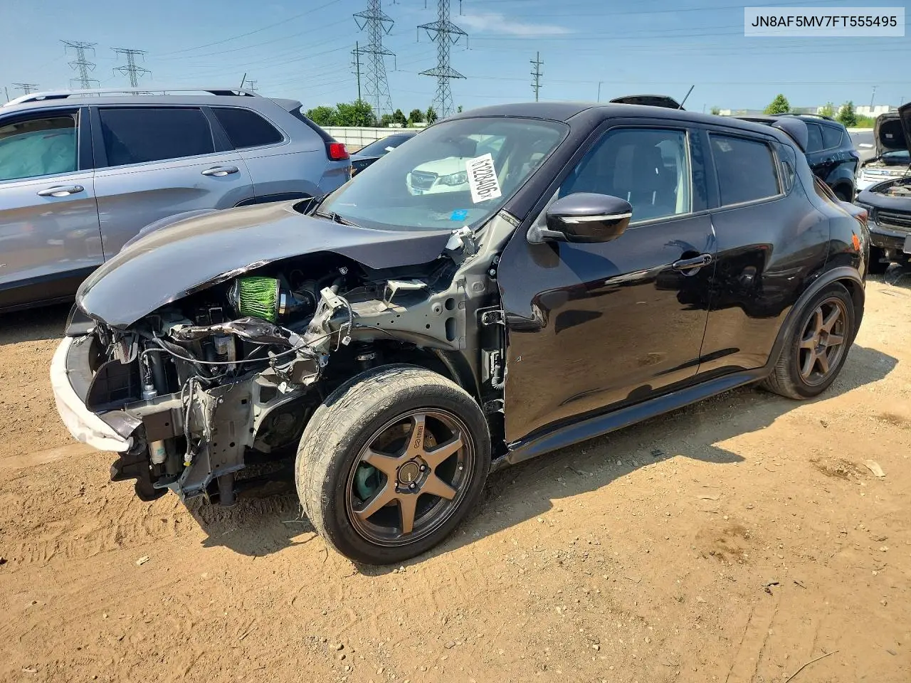 2015 Nissan Juke Sv VIN: JN8AF5MV7FT555495 Lot: 61228406