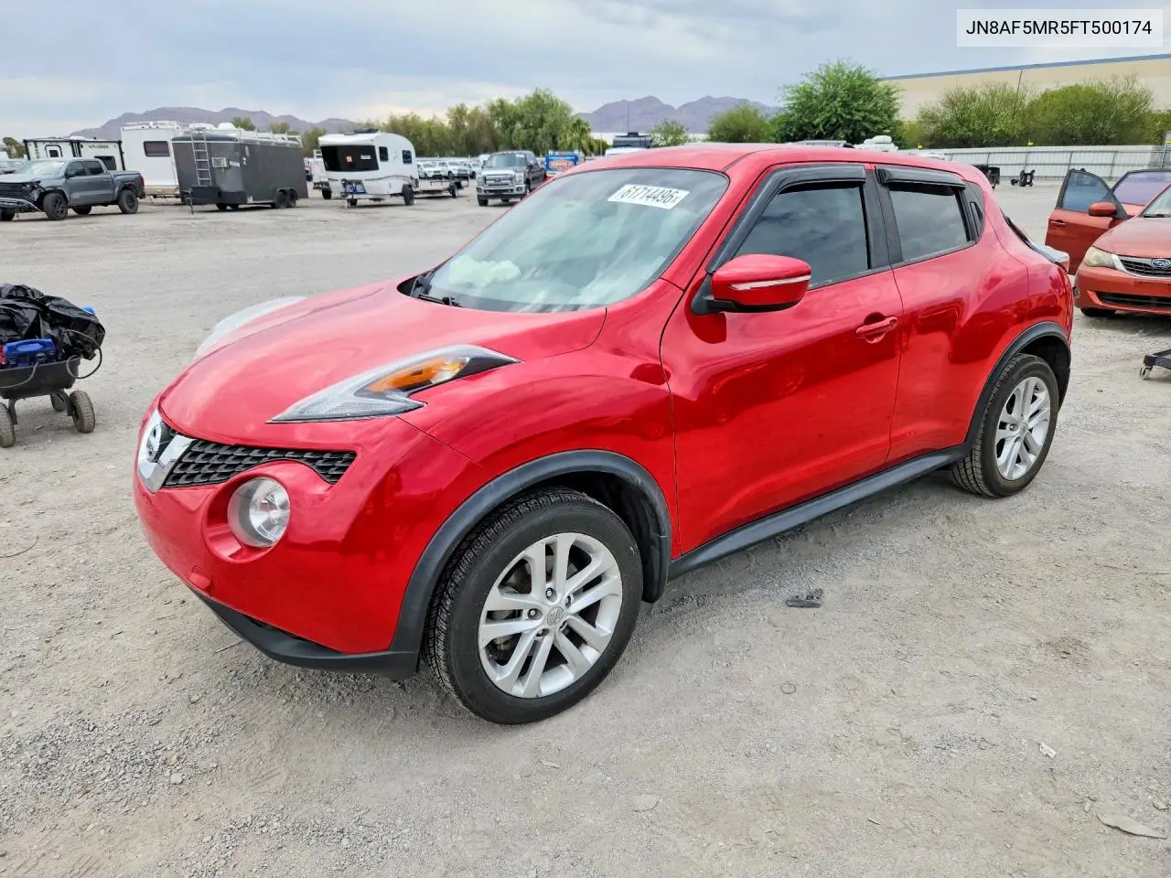2015 Nissan Juke S VIN: JN8AF5MR5FT500174 Lot: 61714496