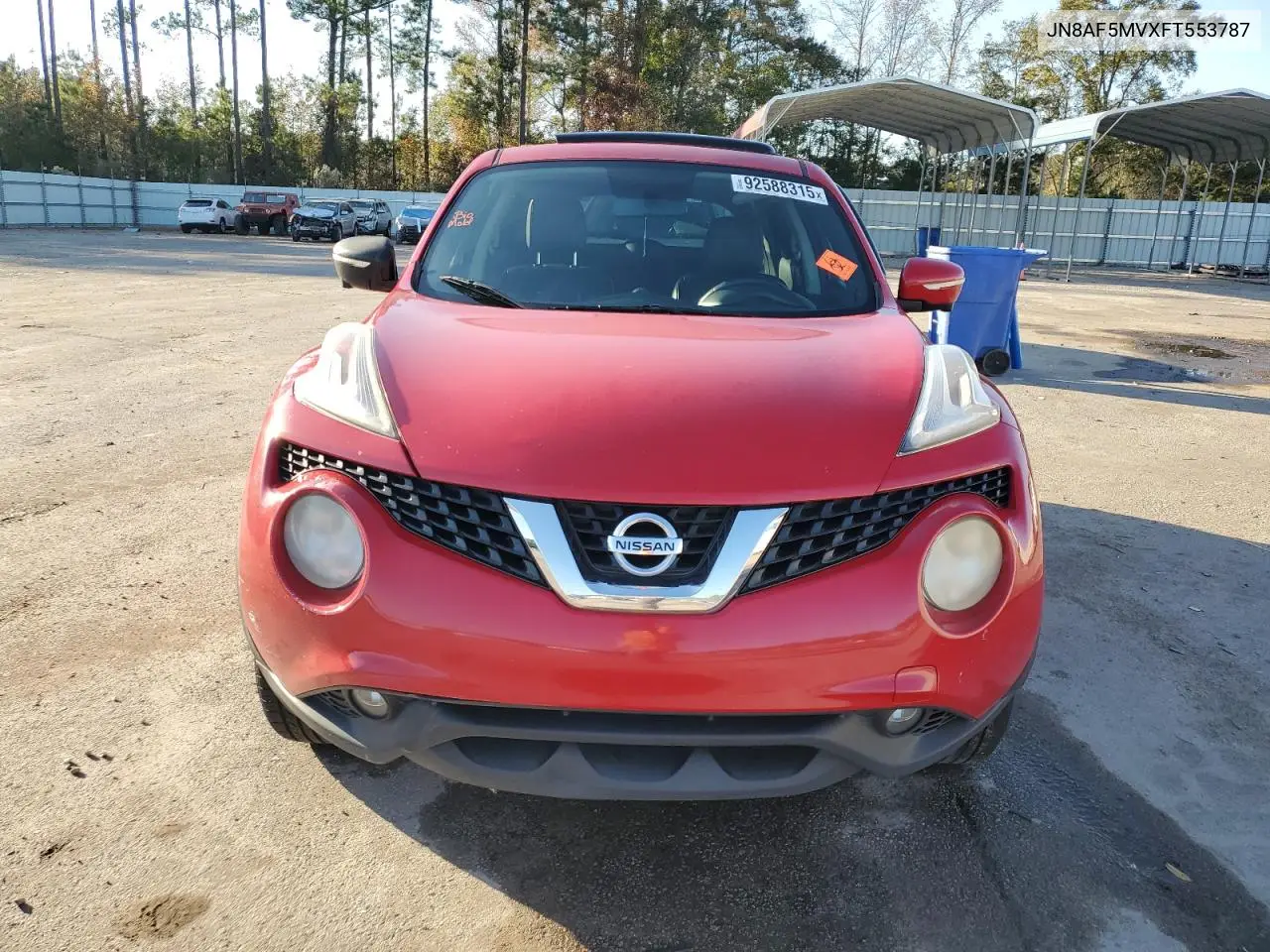 JN8AF5MVXFT553787 2015 Nissan Juke S