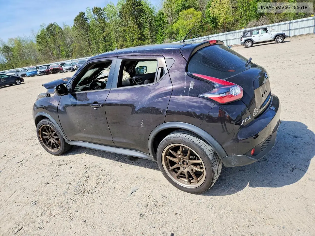 2016 Nissan Juke S VIN: JN8AF5MV5GT656181 Lot: 49279926