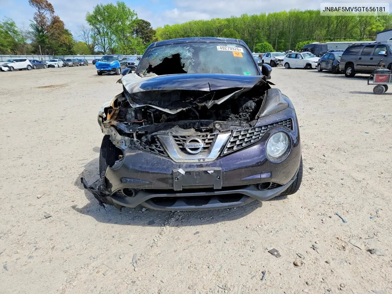 2016 Nissan Juke S VIN: JN8AF5MV5GT656181 Lot: 49279926