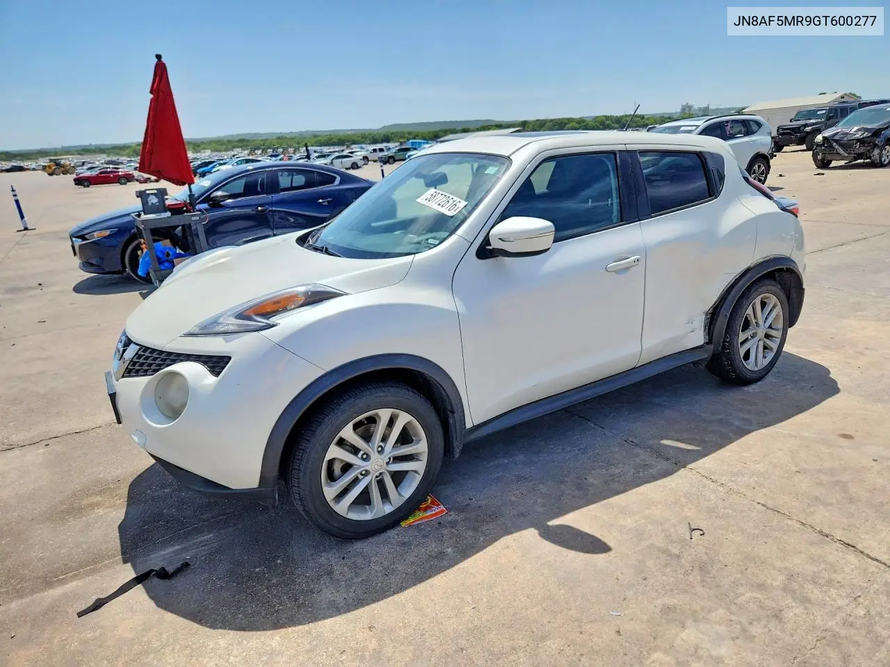 2016 Nissan Juke Sv VIN: JN8AF5MR9GT600277 Lot: 58772616