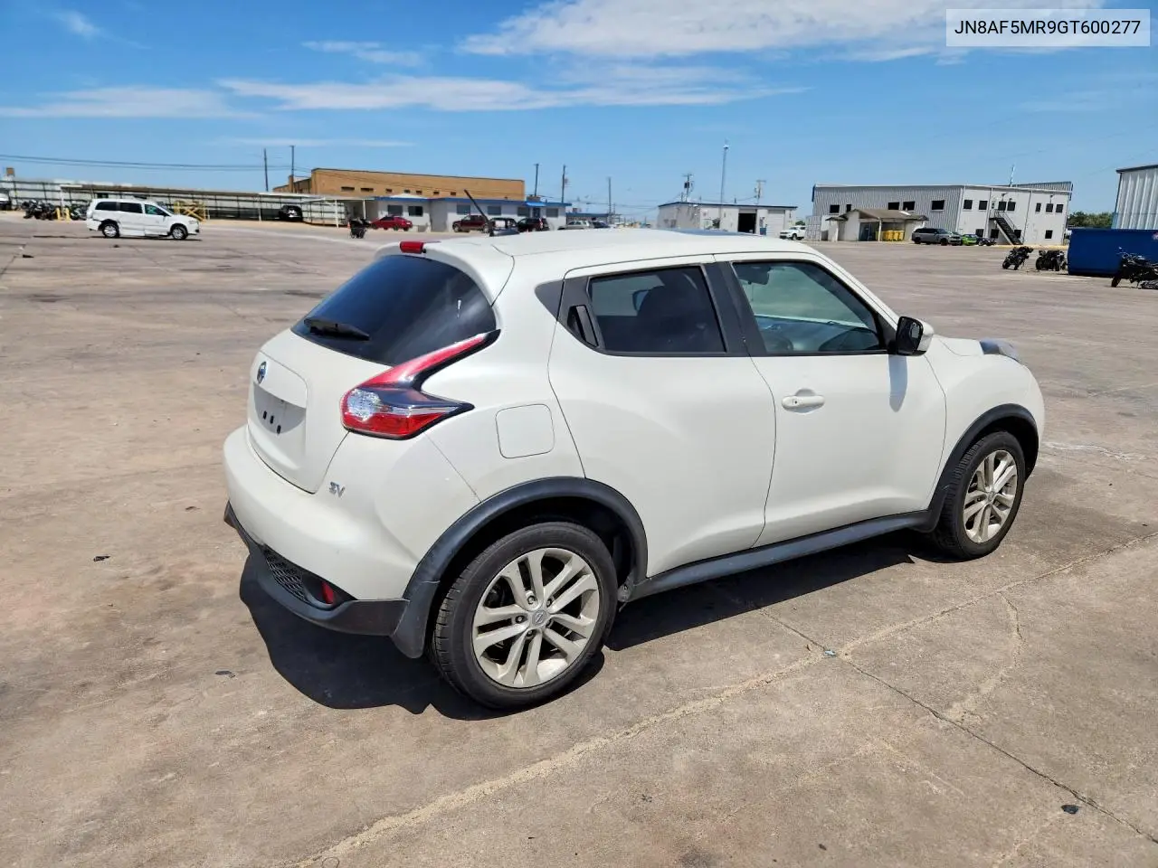2016 Nissan Juke Sv VIN: JN8AF5MR9GT600277 Lot: 58772616