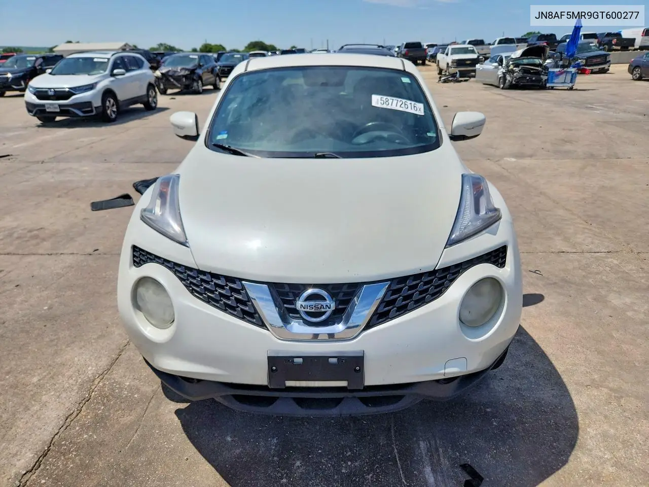 2016 Nissan Juke Sv VIN: JN8AF5MR9GT600277 Lot: 58772616