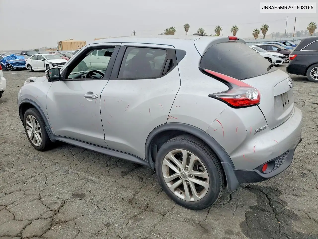 2016 Nissan Juke Sv VIN: JN8AF5MR2GT603165 Lot: 58997986