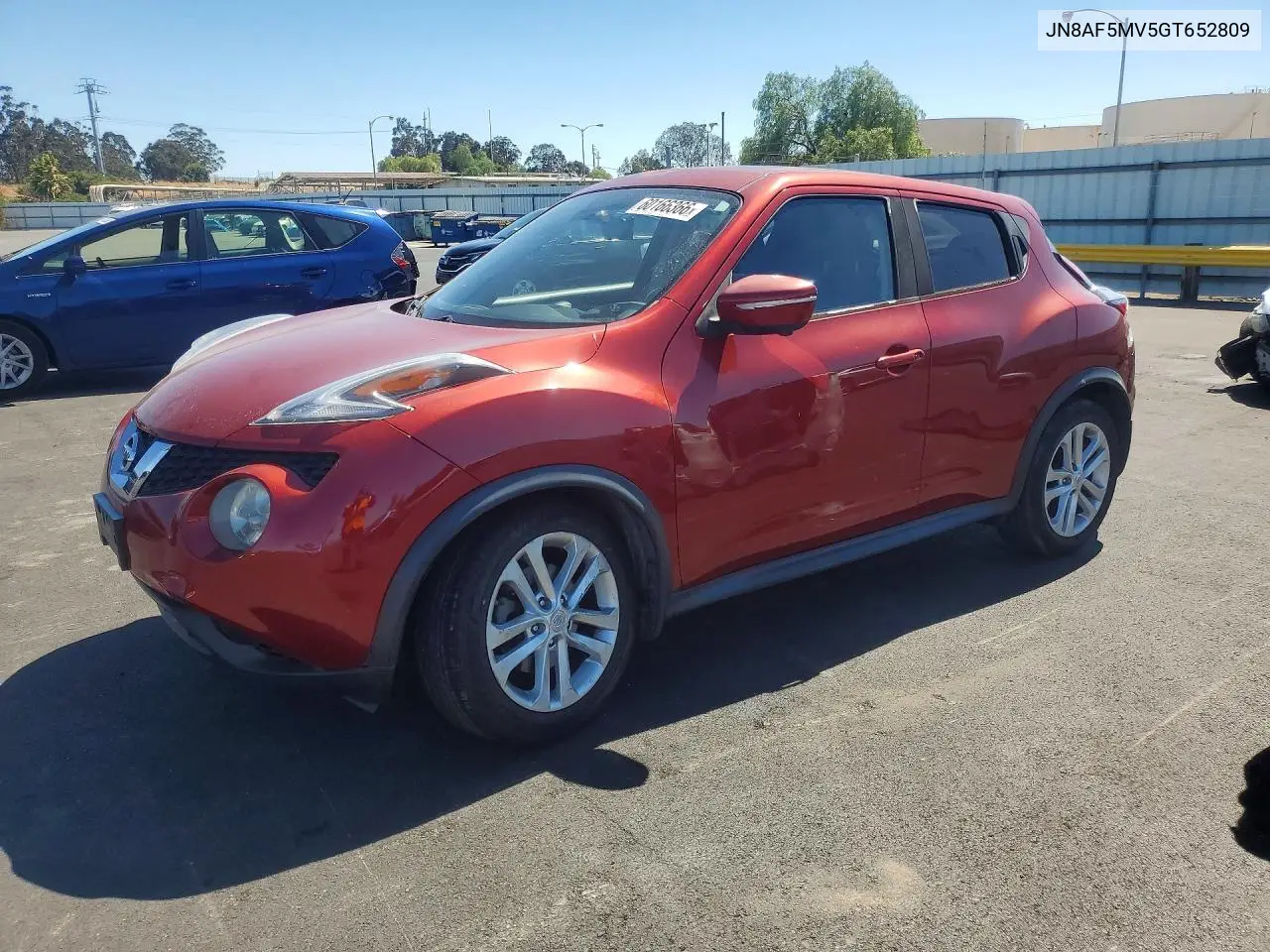 2016 Nissan Juke Sv VIN: JN8AF5MV5GT652809 Lot: 60166366