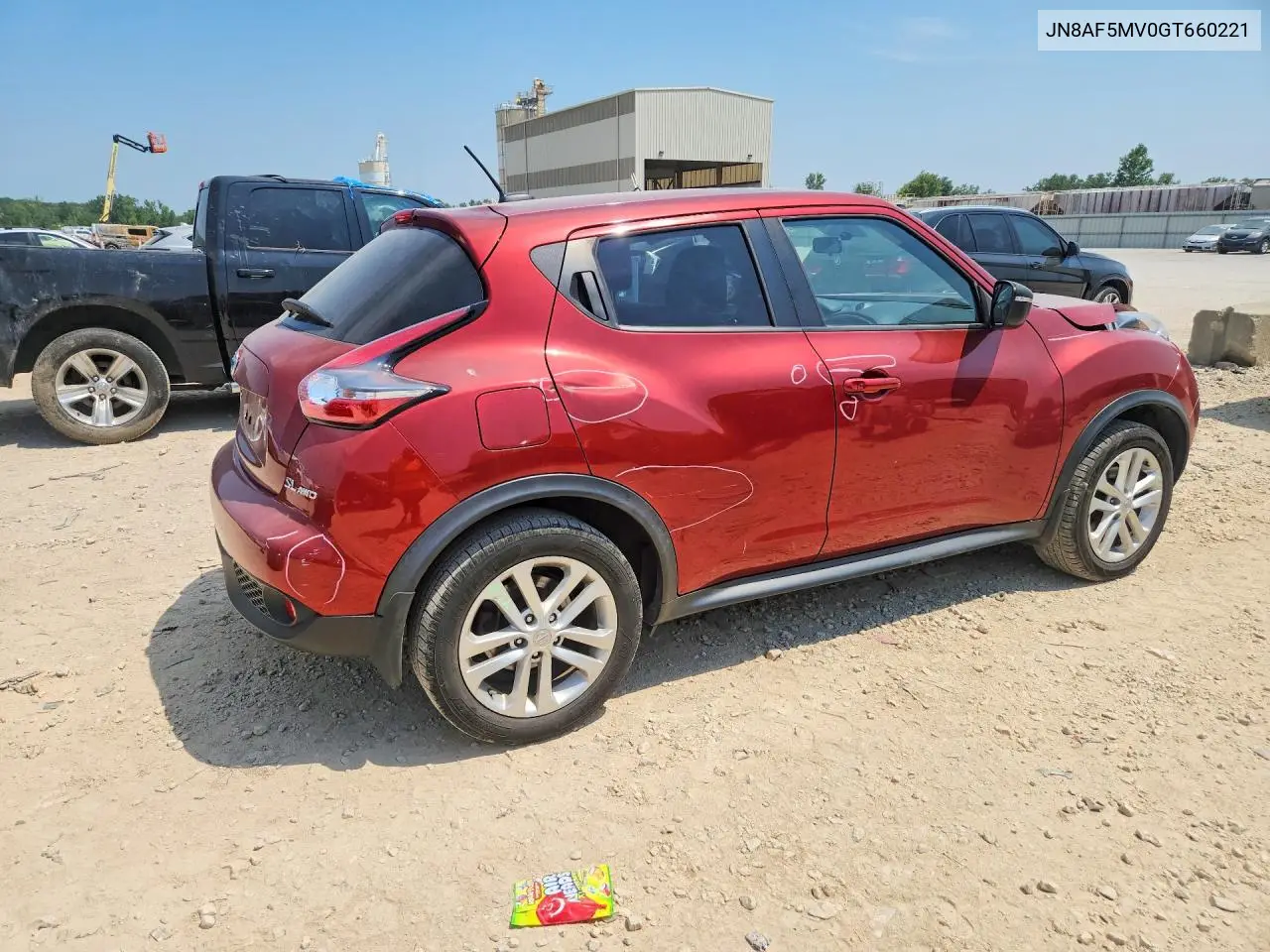 2016 Nissan Juke Sl VIN: JN8AF5MV0GT660221 Lot: 61563396