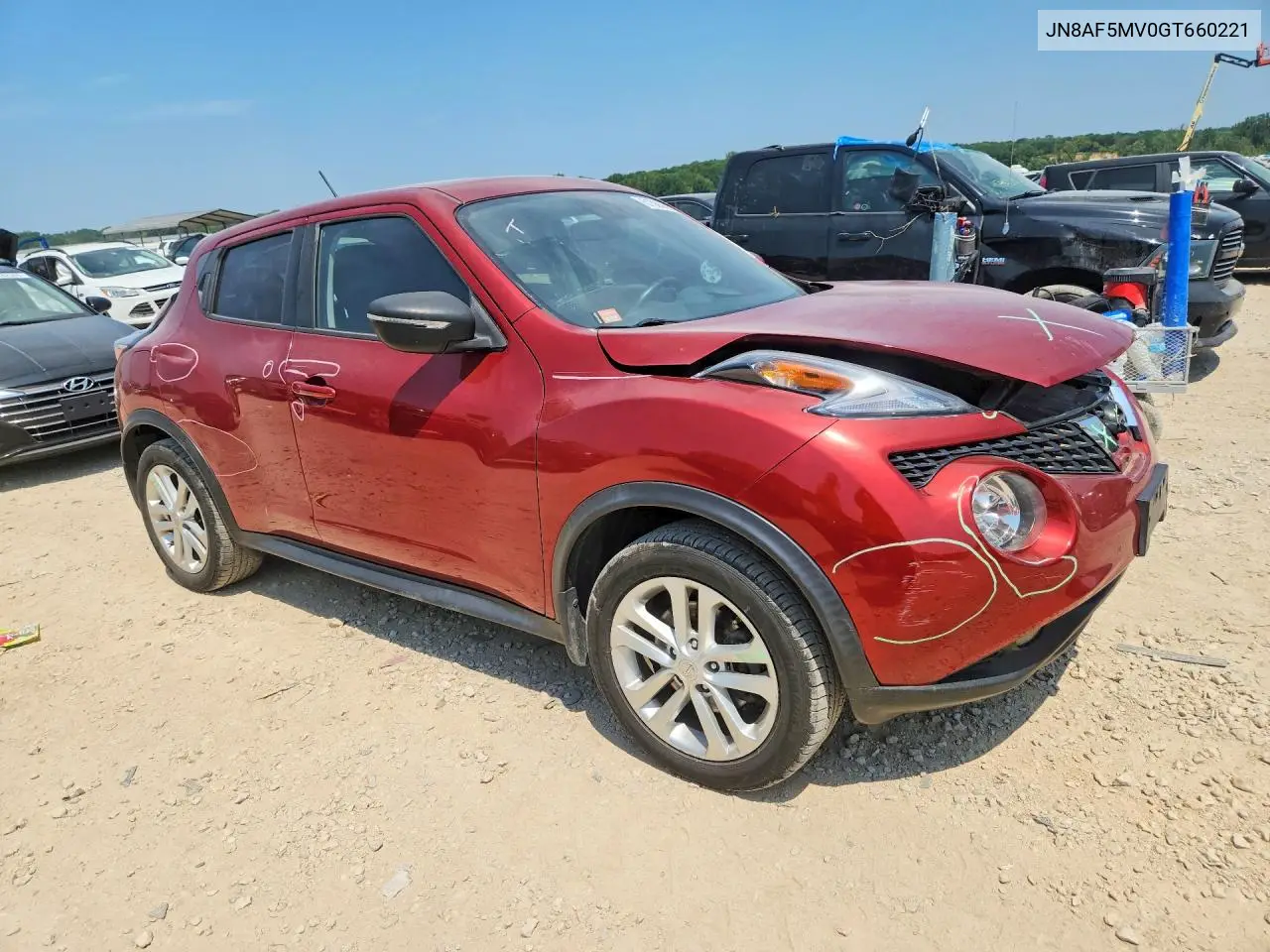 2016 Nissan Juke Sl VIN: JN8AF5MV0GT660221 Lot: 61563396