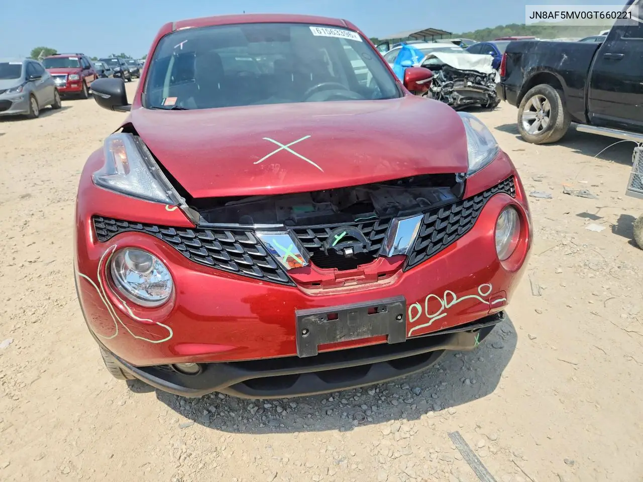 2016 Nissan Juke Sl VIN: JN8AF5MV0GT660221 Lot: 61563396