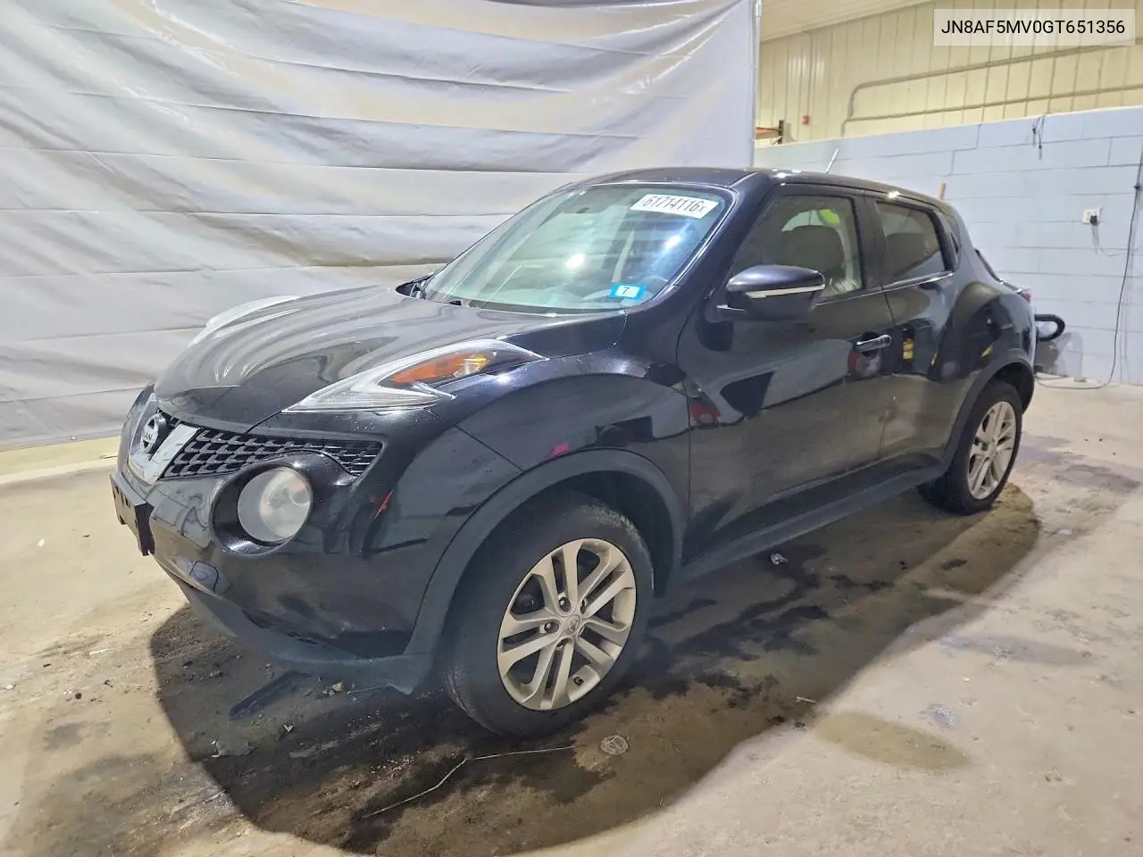 2016 Nissan Juke Sv VIN: JN8AF5MV0GT651356 Lot: 61714116