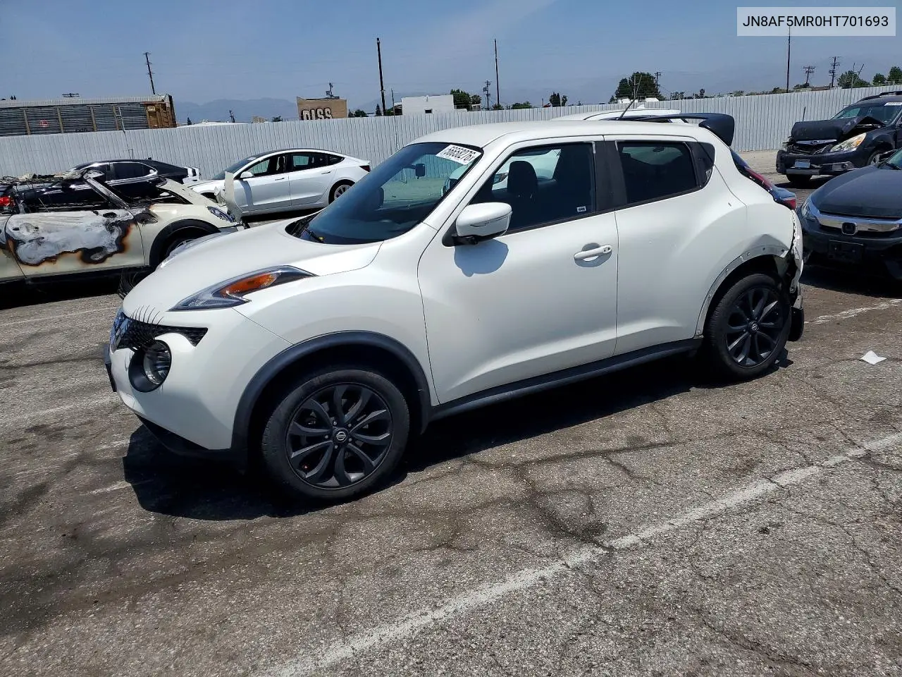 2017 Nissan Juke S VIN: JN8AF5MR0HT701693 Lot: 56658276