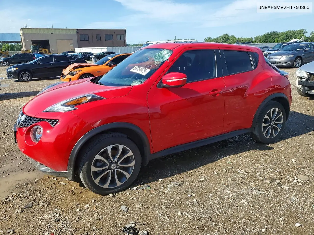 2017 Nissan Juke Sv VIN: JN8AF5MV2HT750360 Lot: 60234876