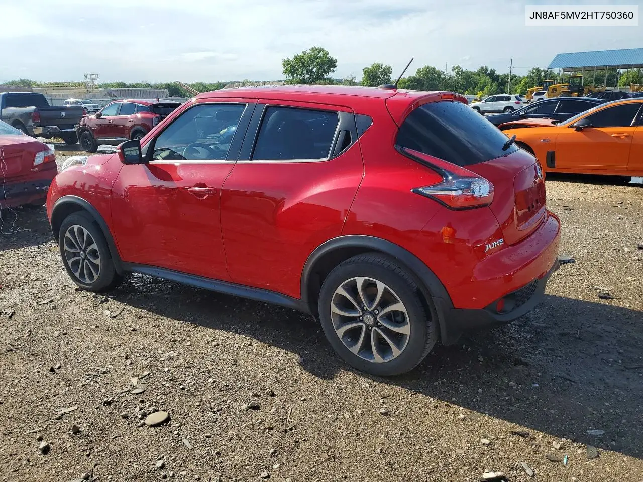 2017 Nissan Juke Sv VIN: JN8AF5MV2HT750360 Lot: 60234876