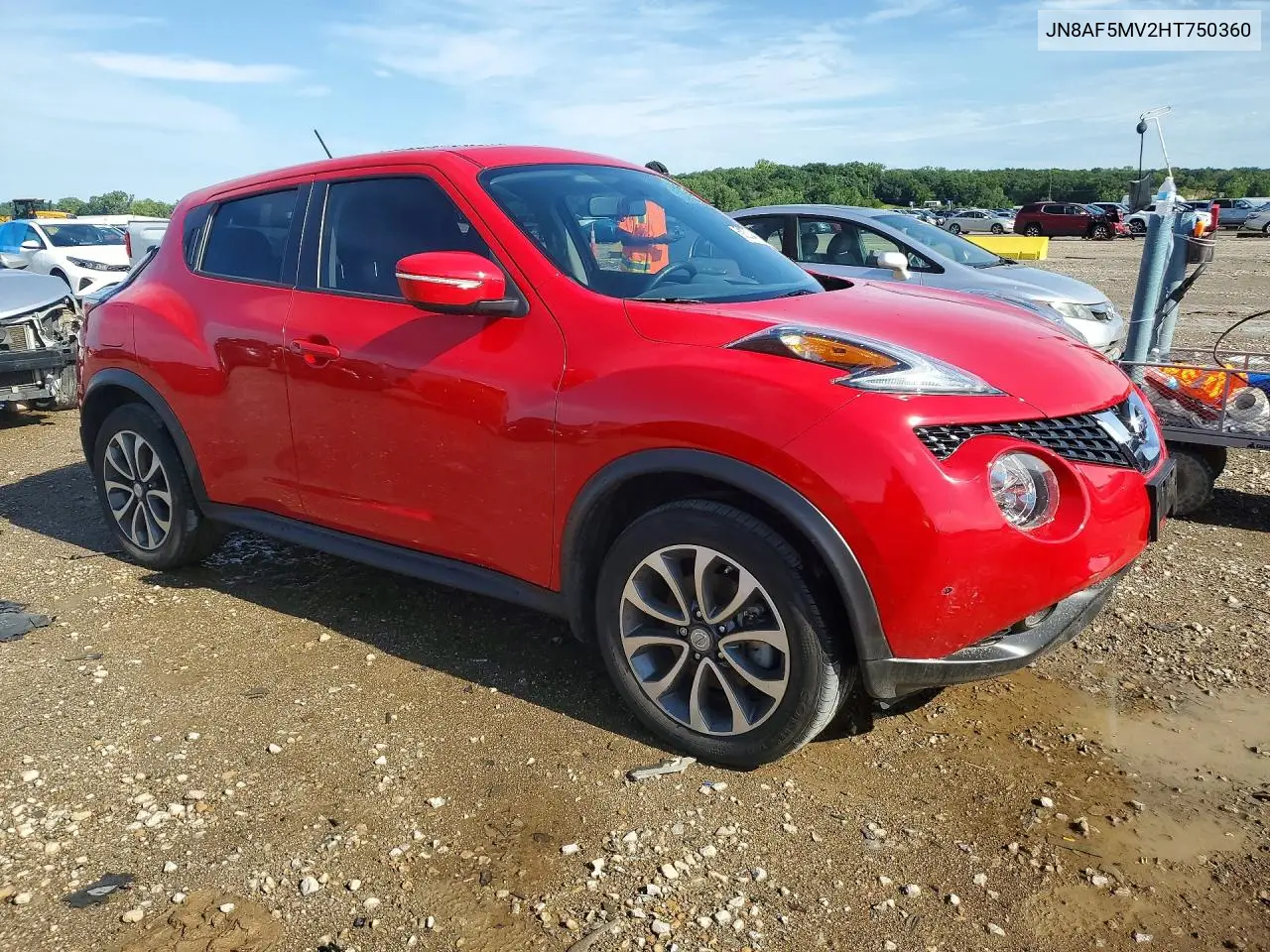 2017 Nissan Juke Sv VIN: JN8AF5MV2HT750360 Lot: 60234876