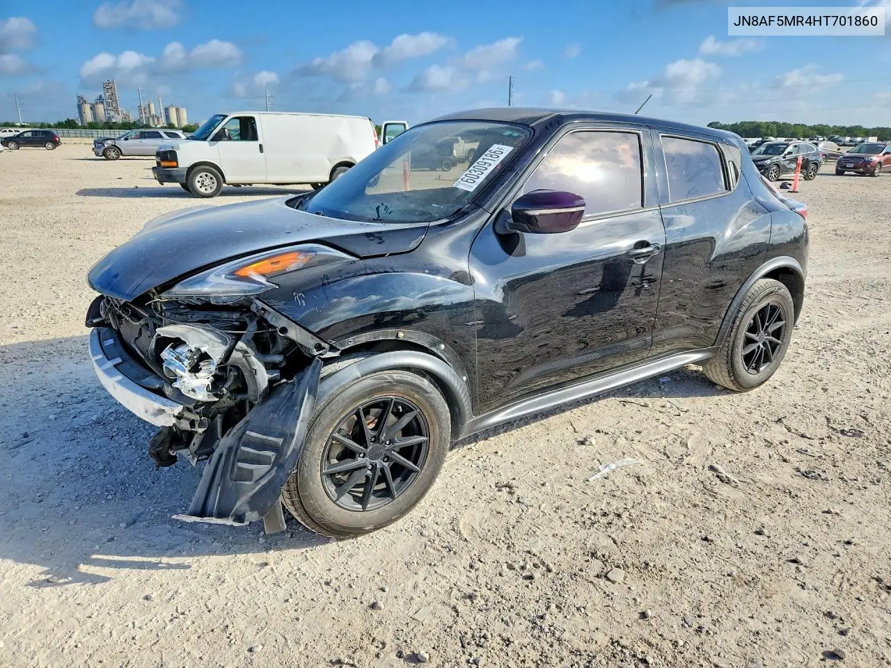 2017 Nissan Juke S VIN: JN8AF5MR4HT701860 Lot: 60309186