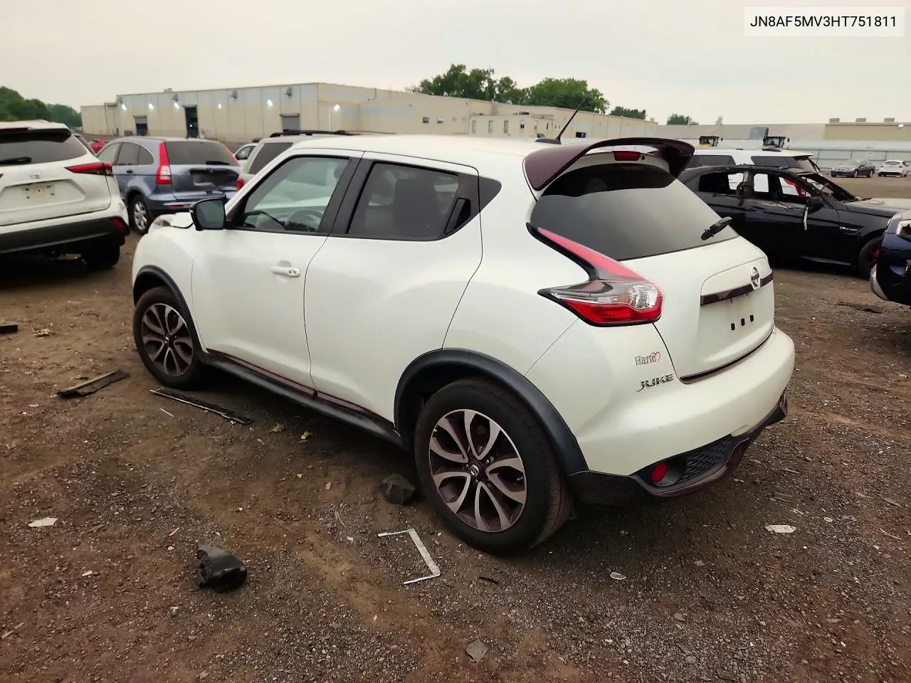 2017 Nissan Juke Sl VIN: JN8AF5MV3HT751811 Lot: 60763386