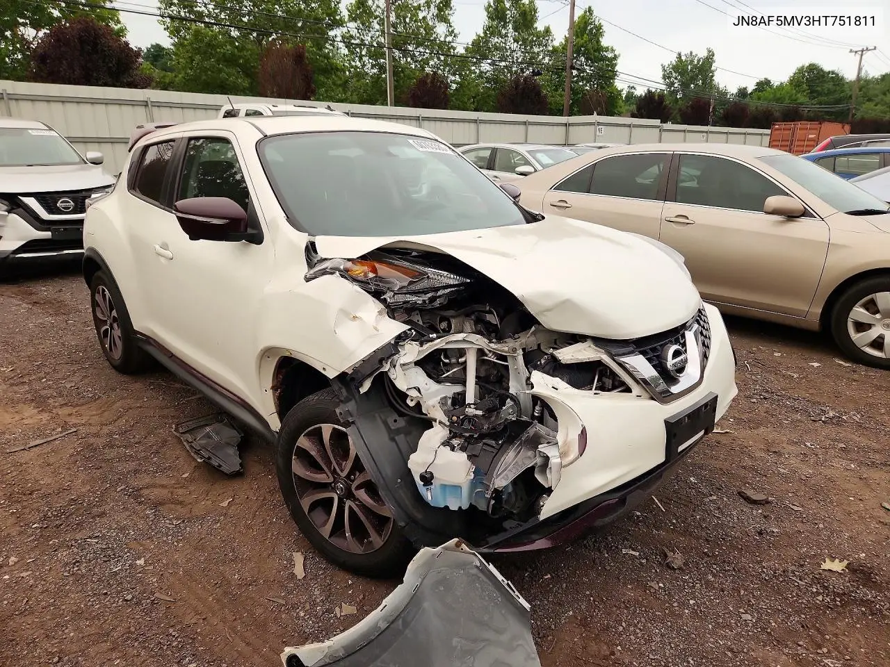 2017 Nissan Juke Sl VIN: JN8AF5MV3HT751811 Lot: 60763386