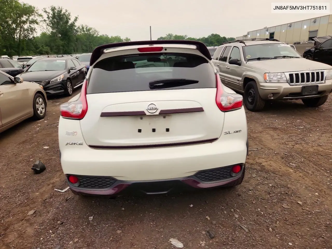2017 Nissan Juke Sl VIN: JN8AF5MV3HT751811 Lot: 60763386