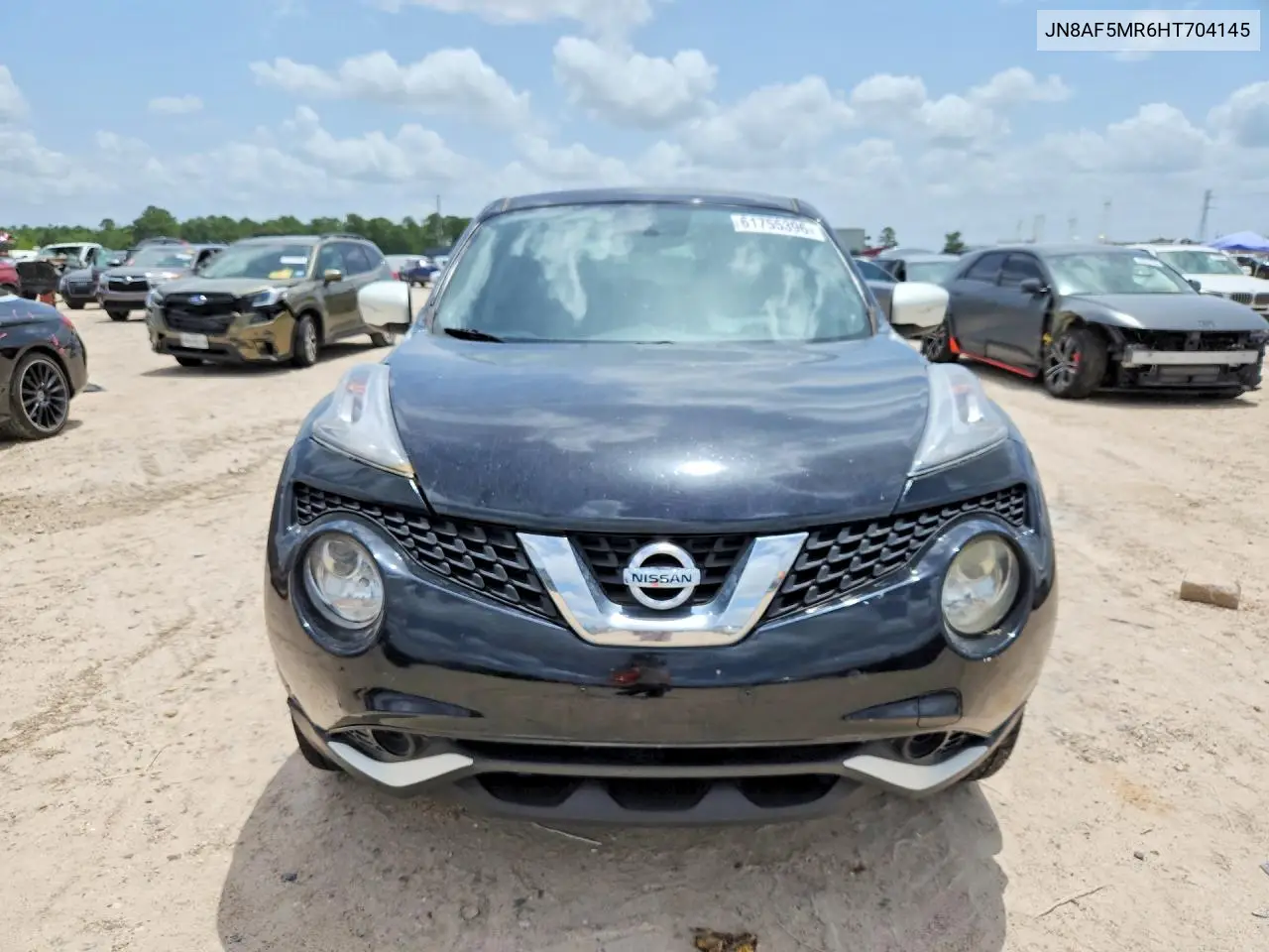 2017 Nissan Juke Sv VIN: JN8AF5MR6HT704145 Lot: 61755396