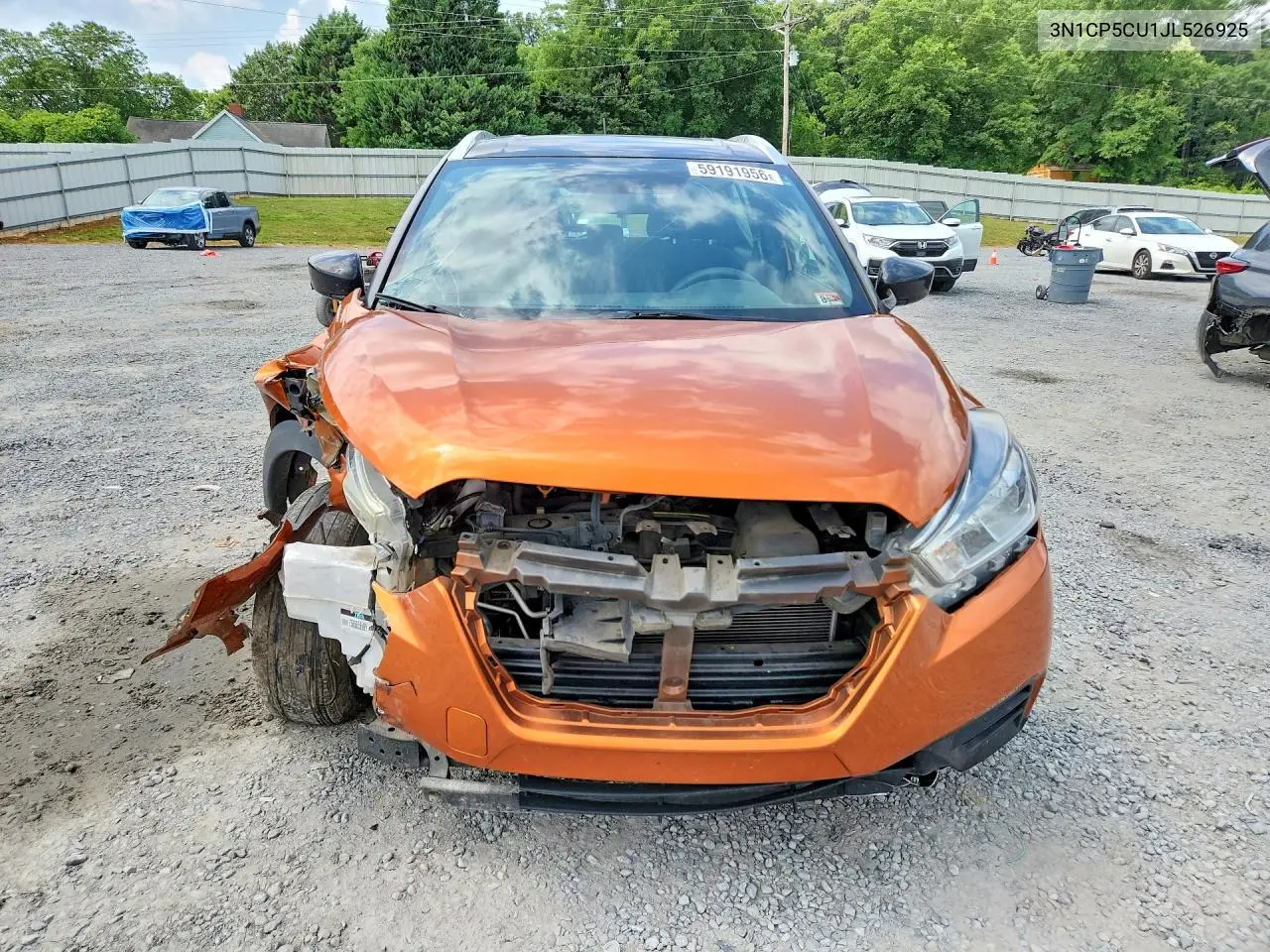 2018 Nissan Kicks VIN: 3N1CP5CU1JL526925 Lot: 59191956