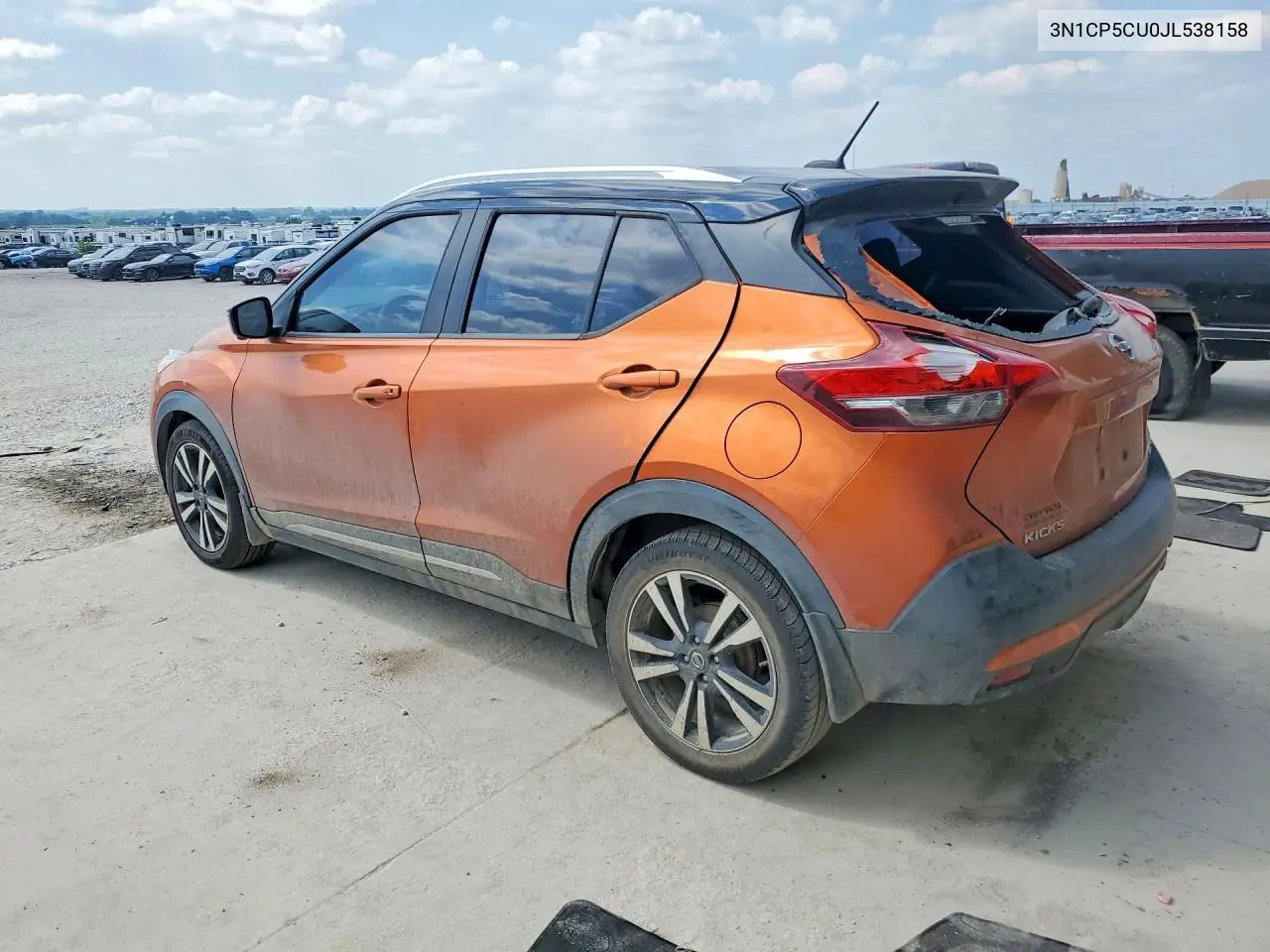 2018 Nissan Kicks Sr VIN: 3N1CP5CU0JL538158 Lot: 60808676