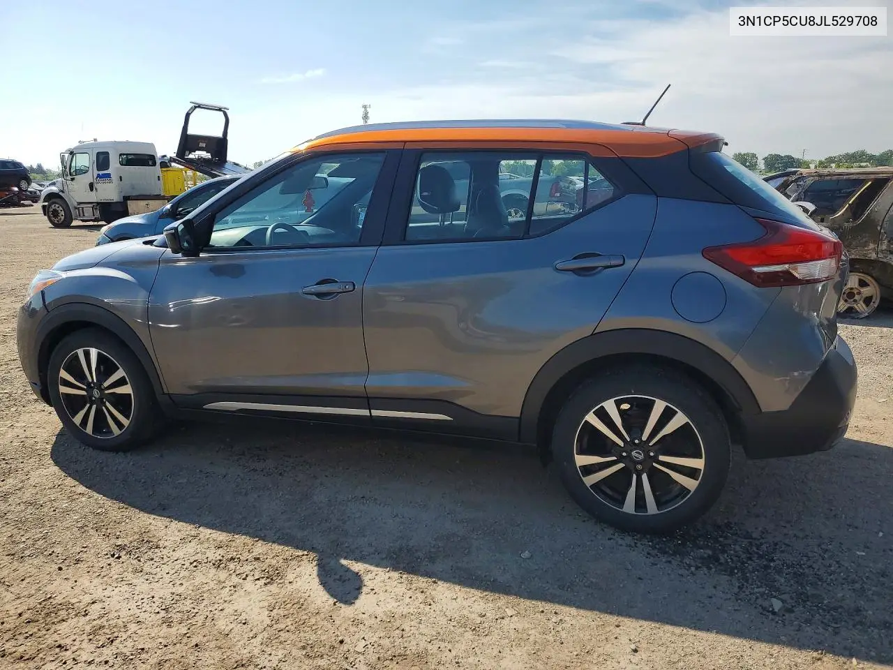 2018 Nissan Kicks S VIN: 3N1CP5CU8JL529708 Lot: 61012046