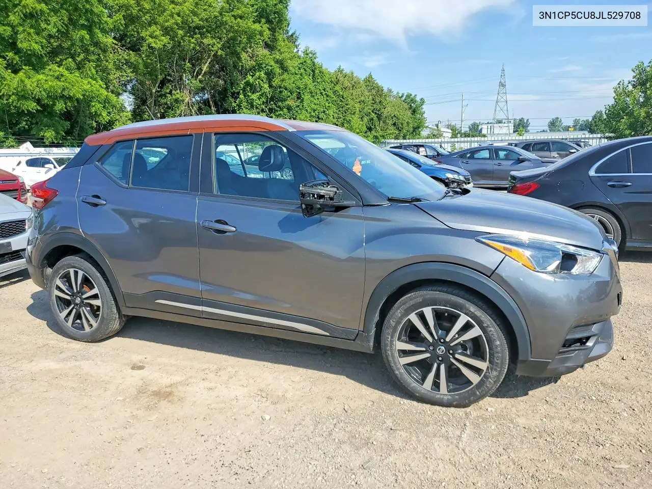 2018 Nissan Kicks S VIN: 3N1CP5CU8JL529708 Lot: 61012046