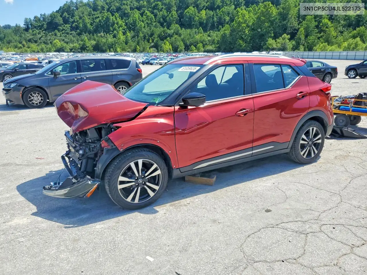2018 Nissan Kicks Sr VIN: 3N1CP5CU4JL522173 Lot: 61059636