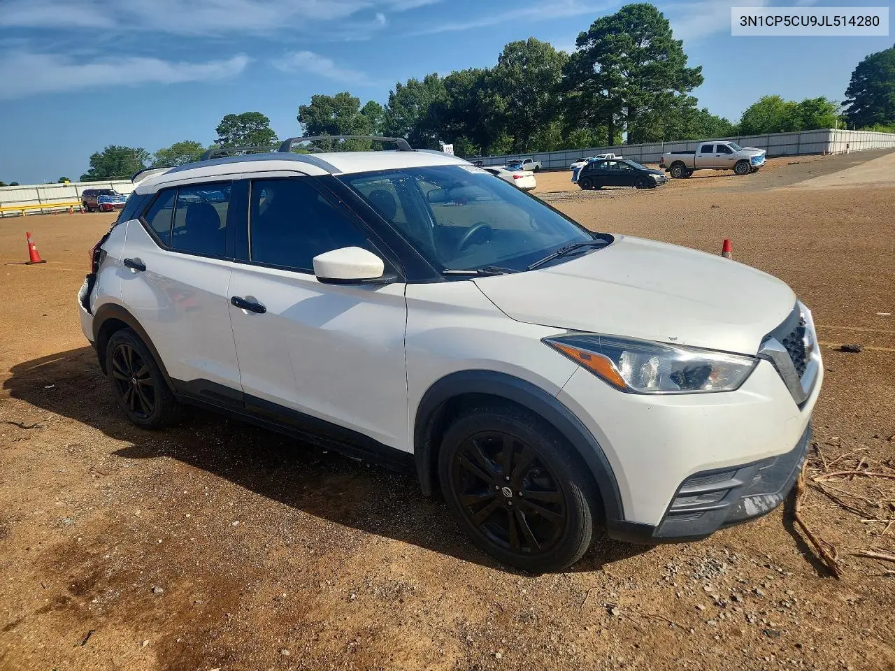 2018 Nissan Kicks Sv VIN: 3N1CP5CU9JL514280 Lot: 61089256