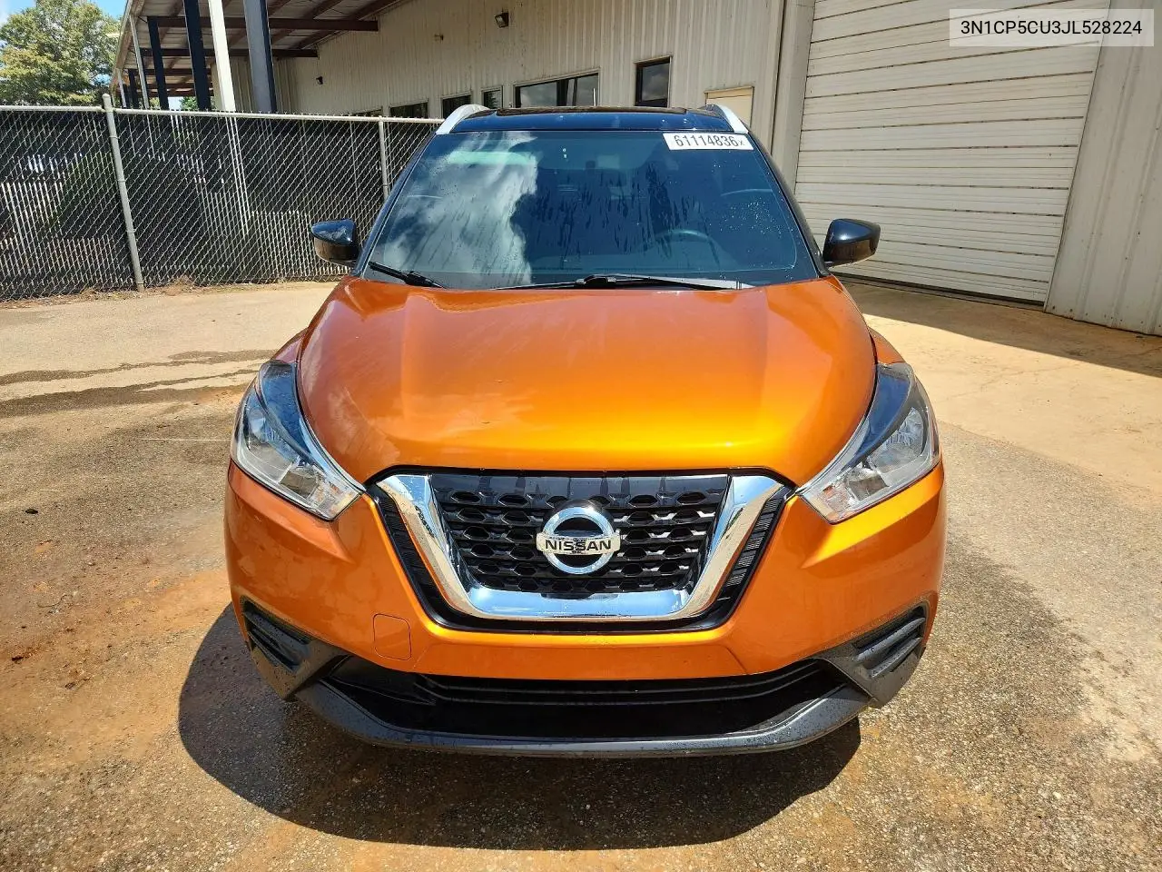 2018 Nissan Kicks Sv VIN: 3N1CP5CU3JL528224 Lot: 61114836