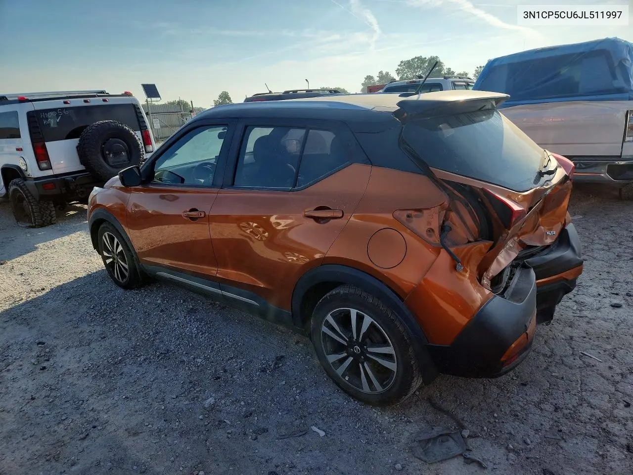 2018 Nissan Kicks Sr VIN: 3N1CP5CU6JL511997 Lot: 61174236