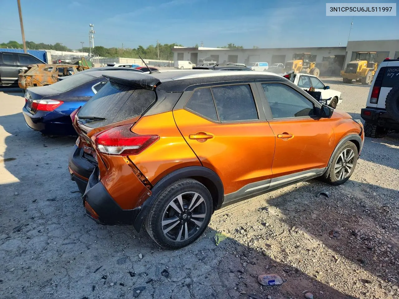 2018 Nissan Kicks Sr VIN: 3N1CP5CU6JL511997 Lot: 61174236