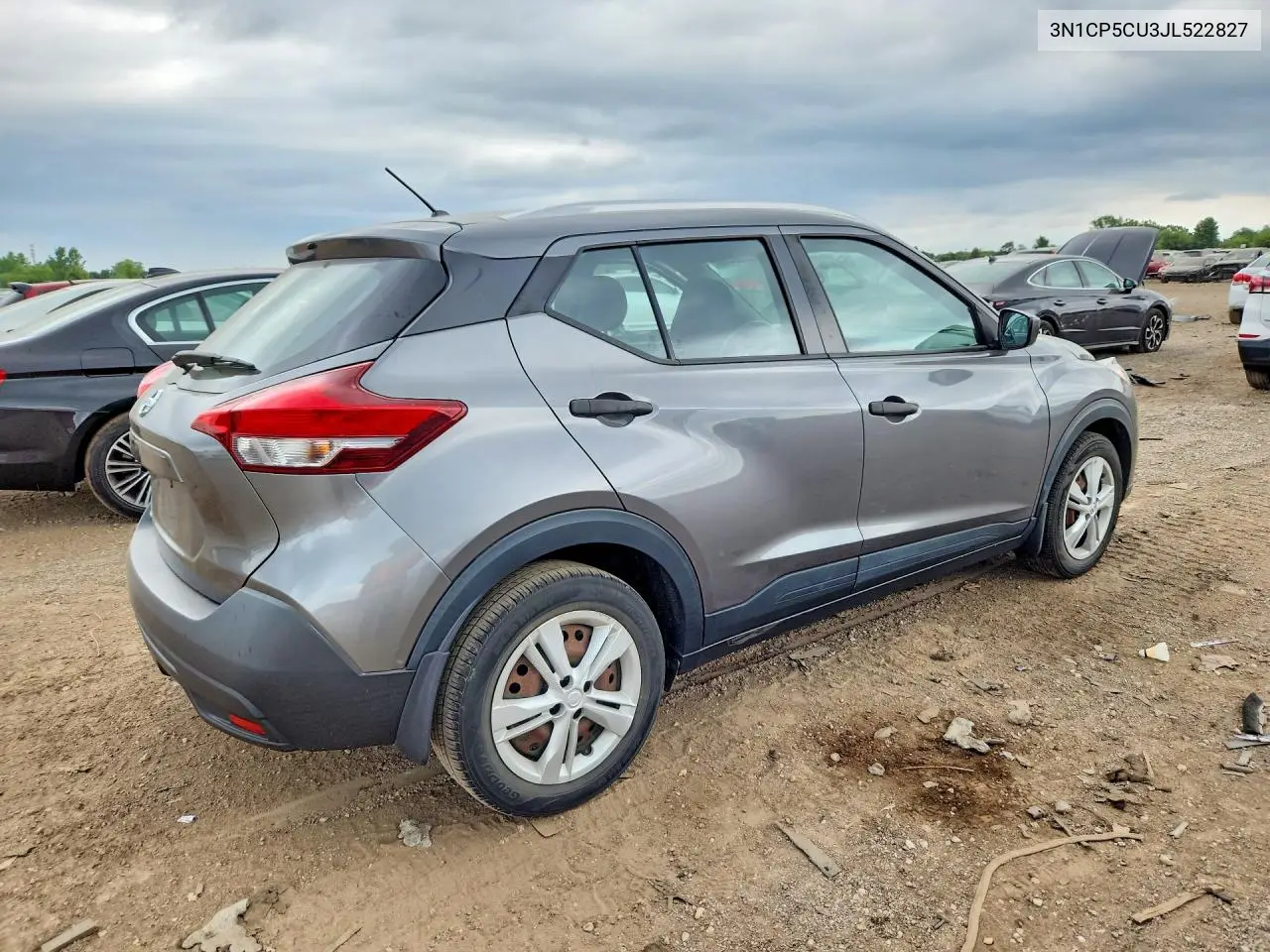 2018 Nissan Kicks S VIN: 3N1CP5CU3JL522827 Lot: 61766446