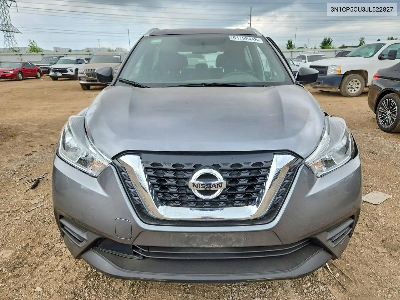 2018 Nissan Kicks S VIN: 3N1CP5CU3JL522827 Lot: 61766446