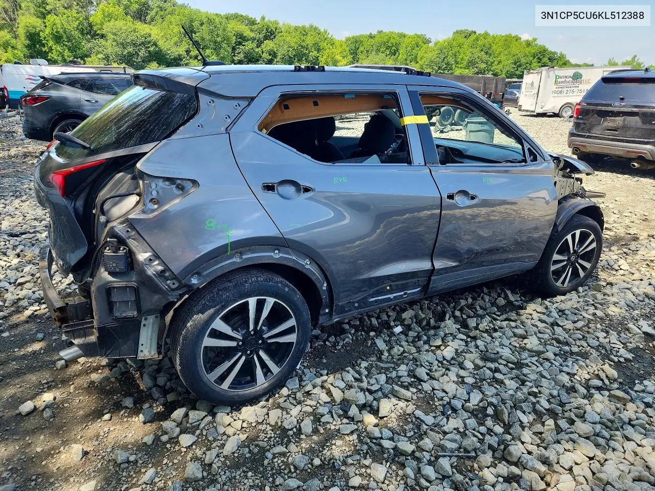2019 Nissan Kicks Sv VIN: 3N1CP5CU6KL512388 Lot: 56141776