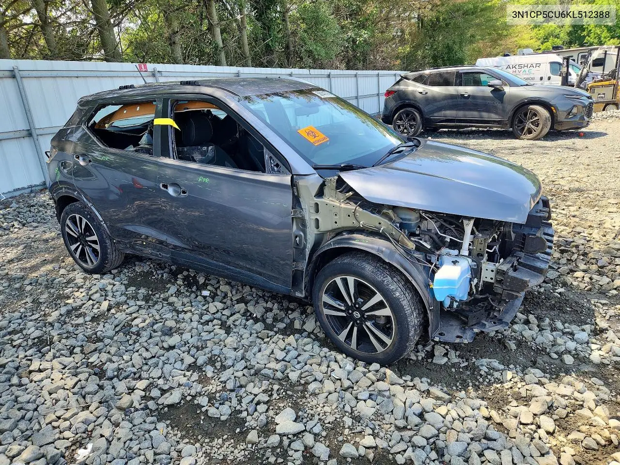 2019 Nissan Kicks Sv VIN: 3N1CP5CU6KL512388 Lot: 56141776