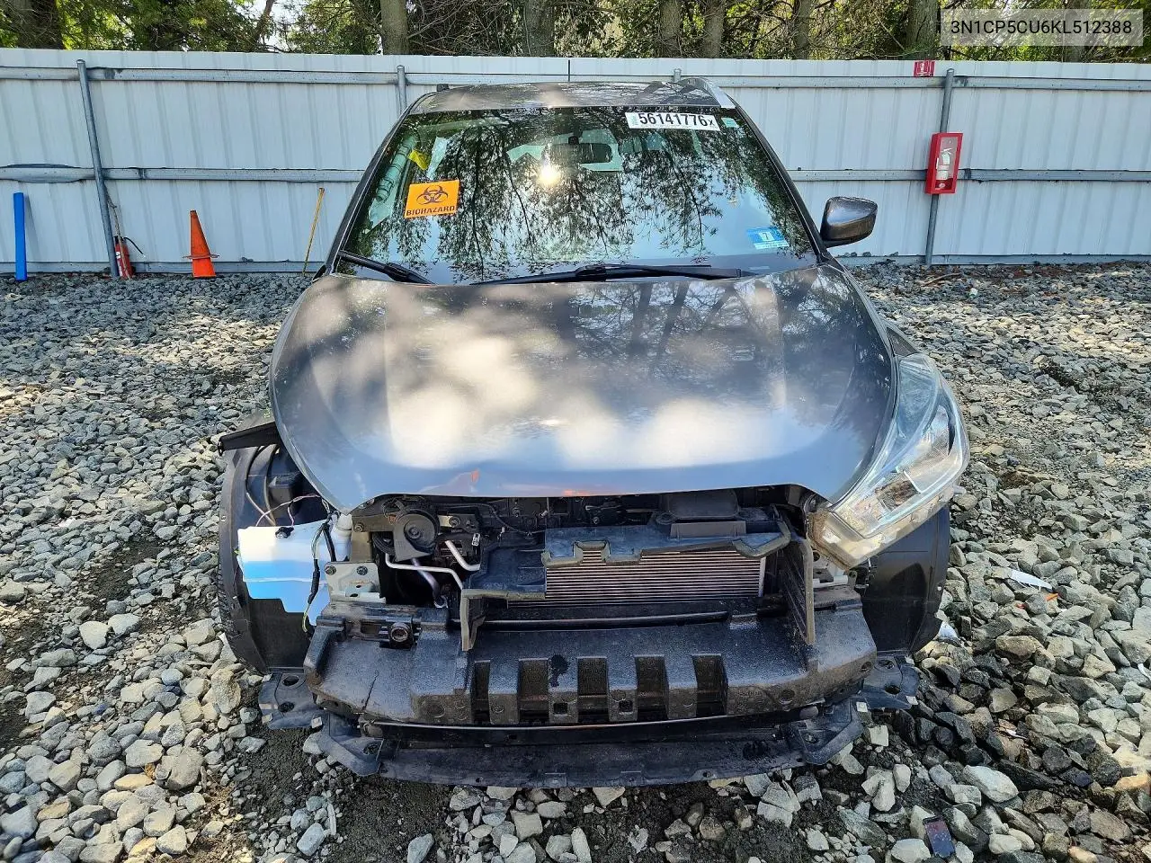 2019 Nissan Kicks Sv VIN: 3N1CP5CU6KL512388 Lot: 56141776