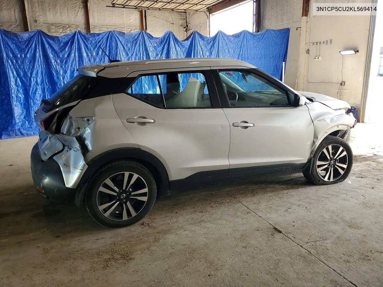2019 Nissan Kicks Sv VIN: 3N1CP5CU2KL569414 Lot: 59303606