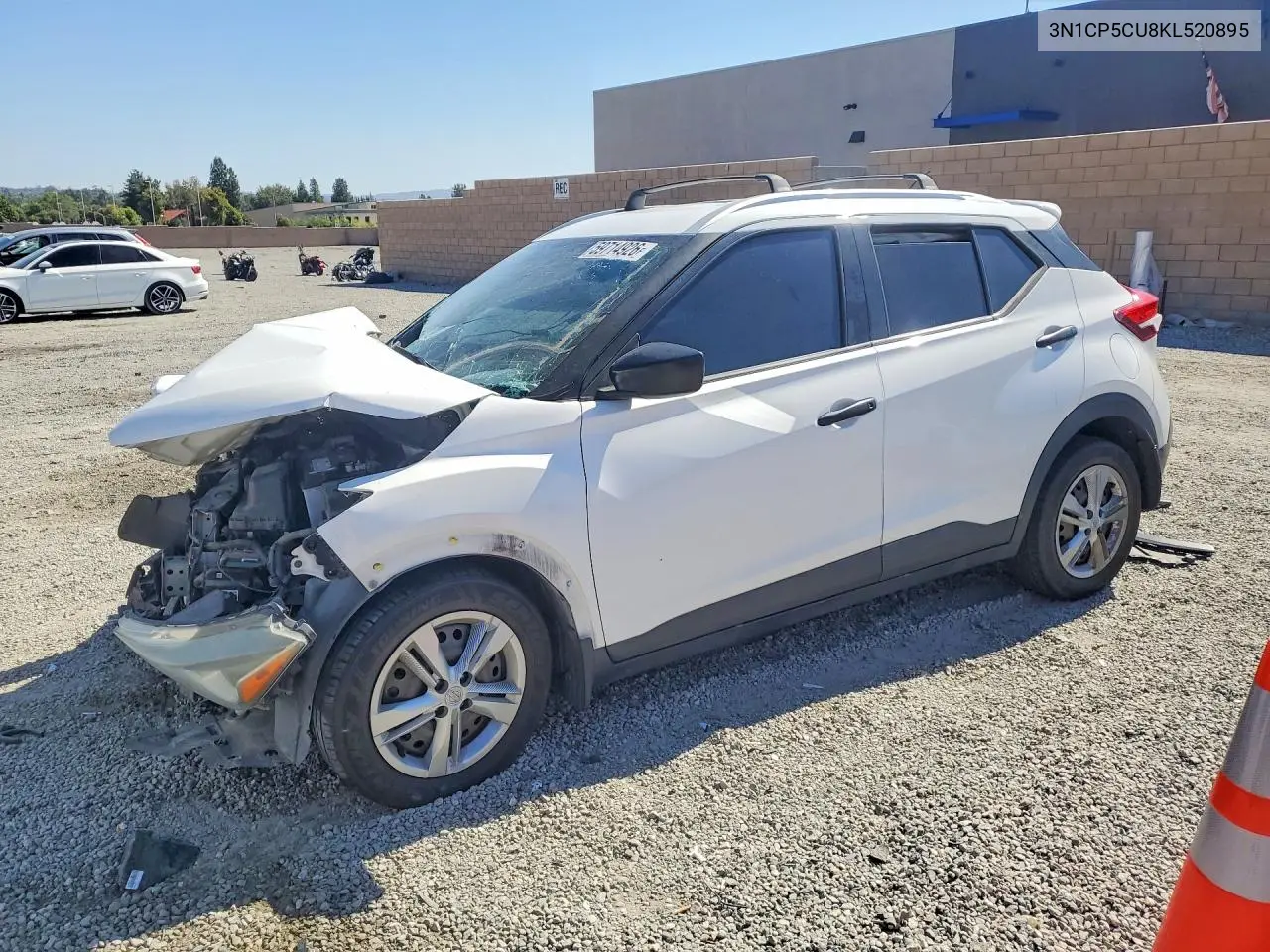 2019 Nissan Kicks S VIN: 3N1CP5CU8KL520895 Lot: 59714926