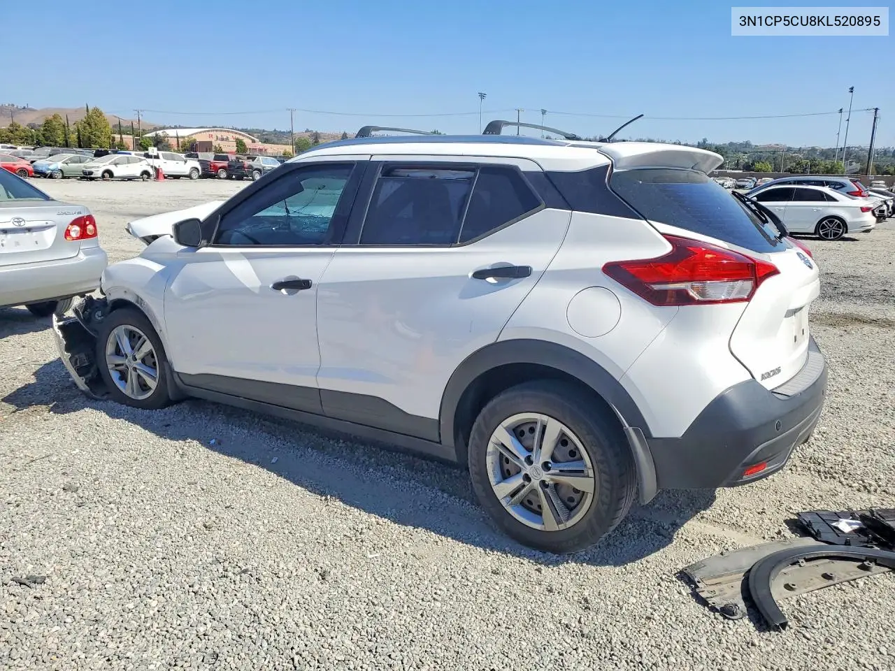 2019 Nissan Kicks S VIN: 3N1CP5CU8KL520895 Lot: 59714926