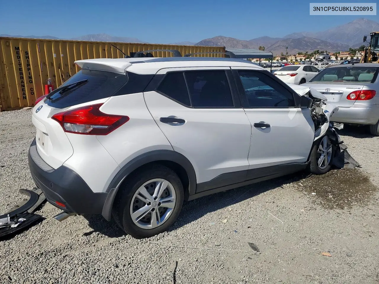 2019 Nissan Kicks S VIN: 3N1CP5CU8KL520895 Lot: 59714926