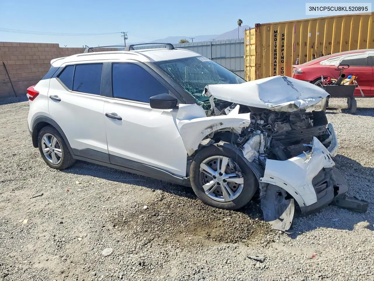 2019 Nissan Kicks S VIN: 3N1CP5CU8KL520895 Lot: 59714926