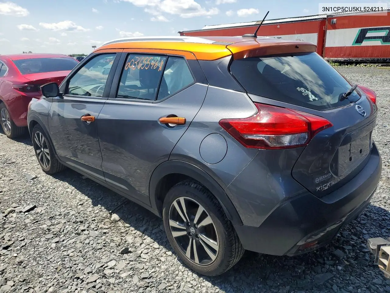 2019 Nissan Kicks S/Sr/Sv VIN: 3N1CP5CU5KL524211 Lot: 60365546