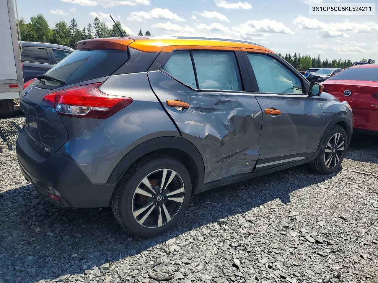 2019 Nissan Kicks S/Sr/Sv VIN: 3N1CP5CU5KL524211 Lot: 60365546