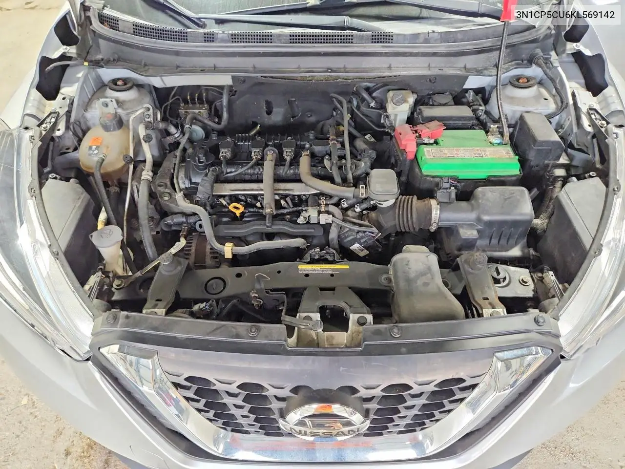 2019 Nissan Kicks S VIN: 3N1CP5CU6KL569142 Lot: 60455576