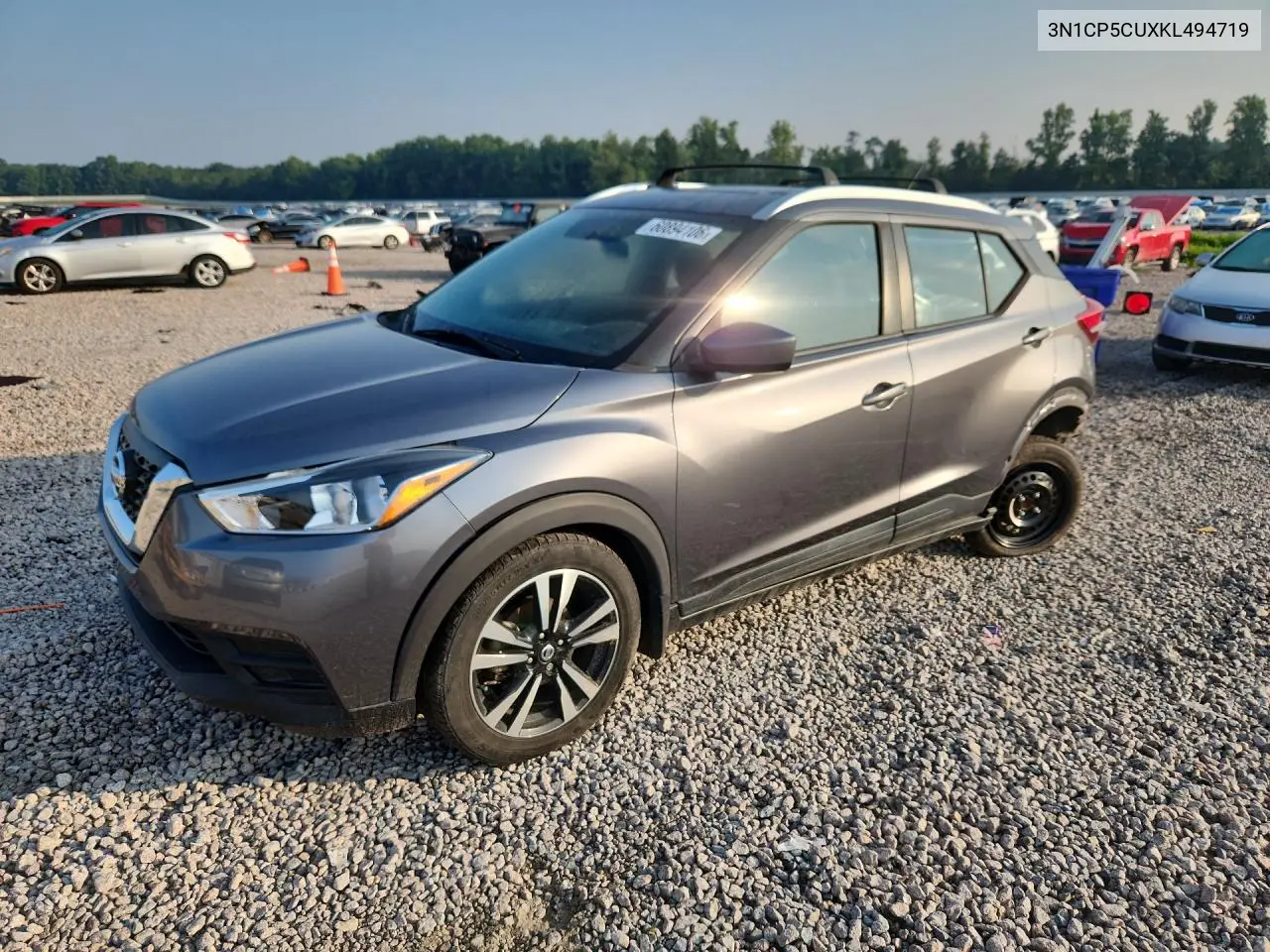 2019 Nissan Kicks Sv VIN: 3N1CP5CUXKL494719 Lot: 60894106