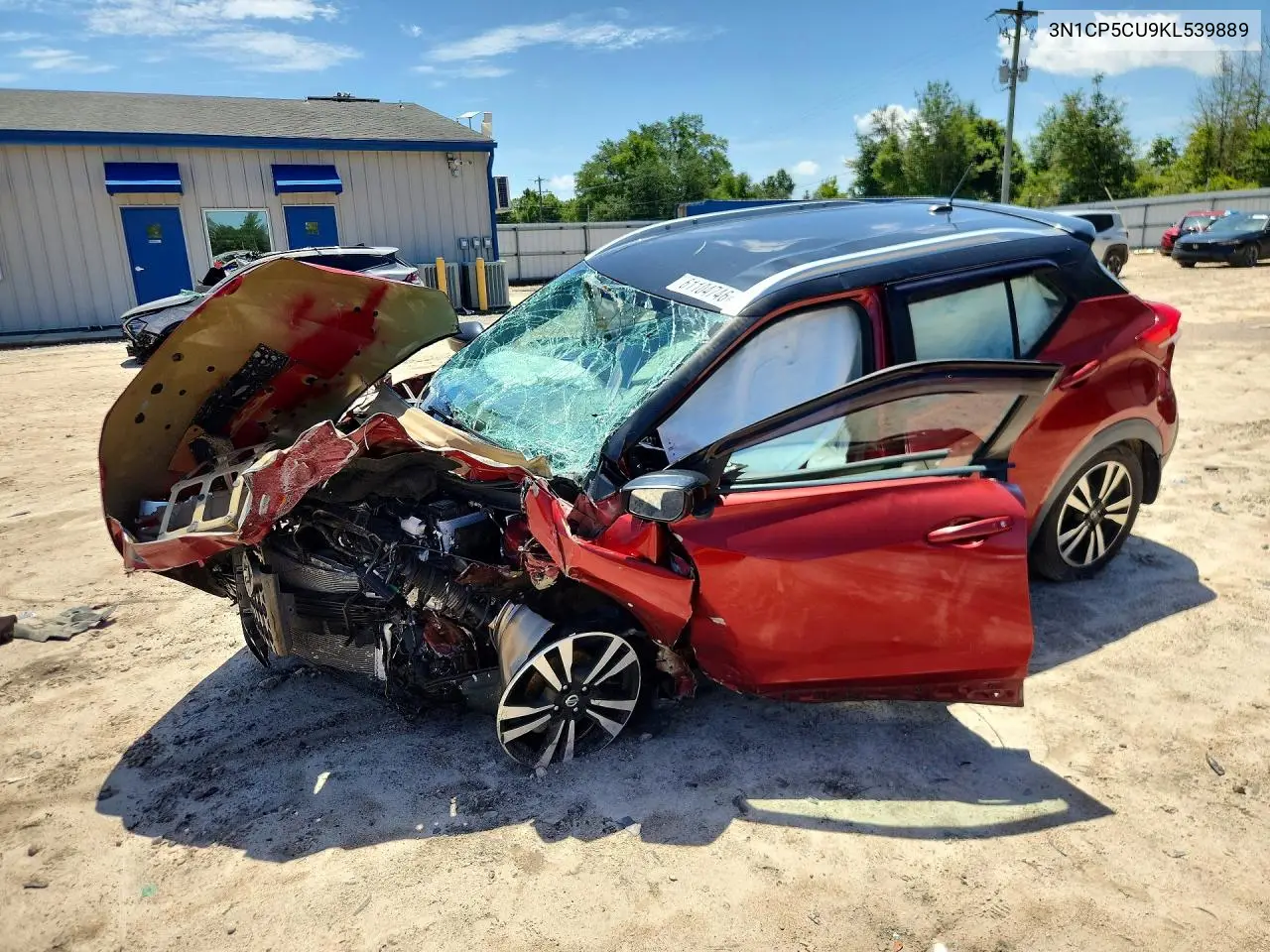 2019 Nissan Kicks Sr VIN: 3N1CP5CU9KL539889 Lot: 61104746