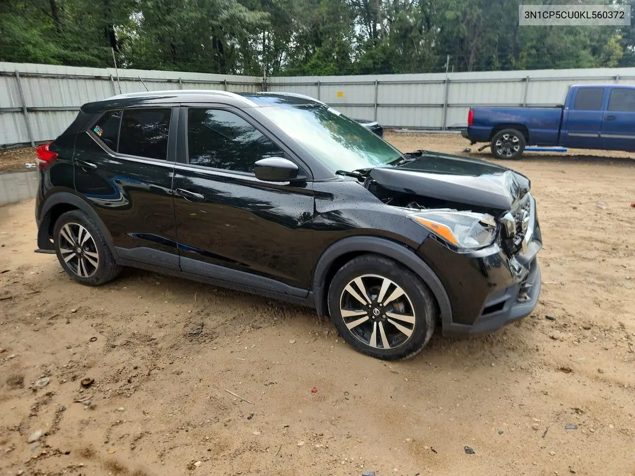 2019 Nissan Kicks Sv VIN: 3N1CP5CU0KL560372 Lot: 61170356