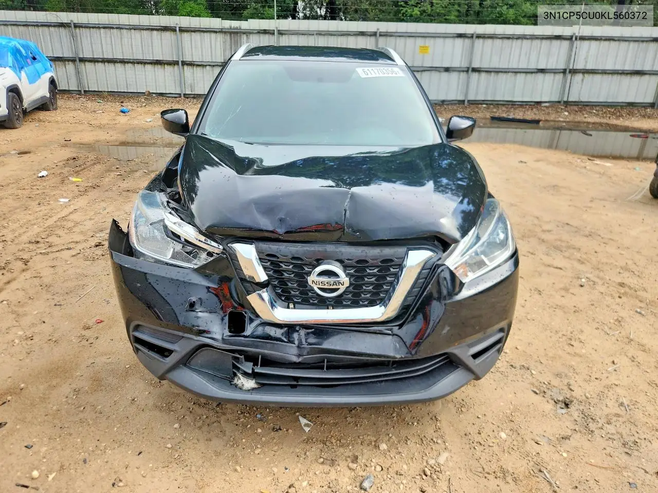 2019 Nissan Kicks Sv VIN: 3N1CP5CU0KL560372 Lot: 61170356